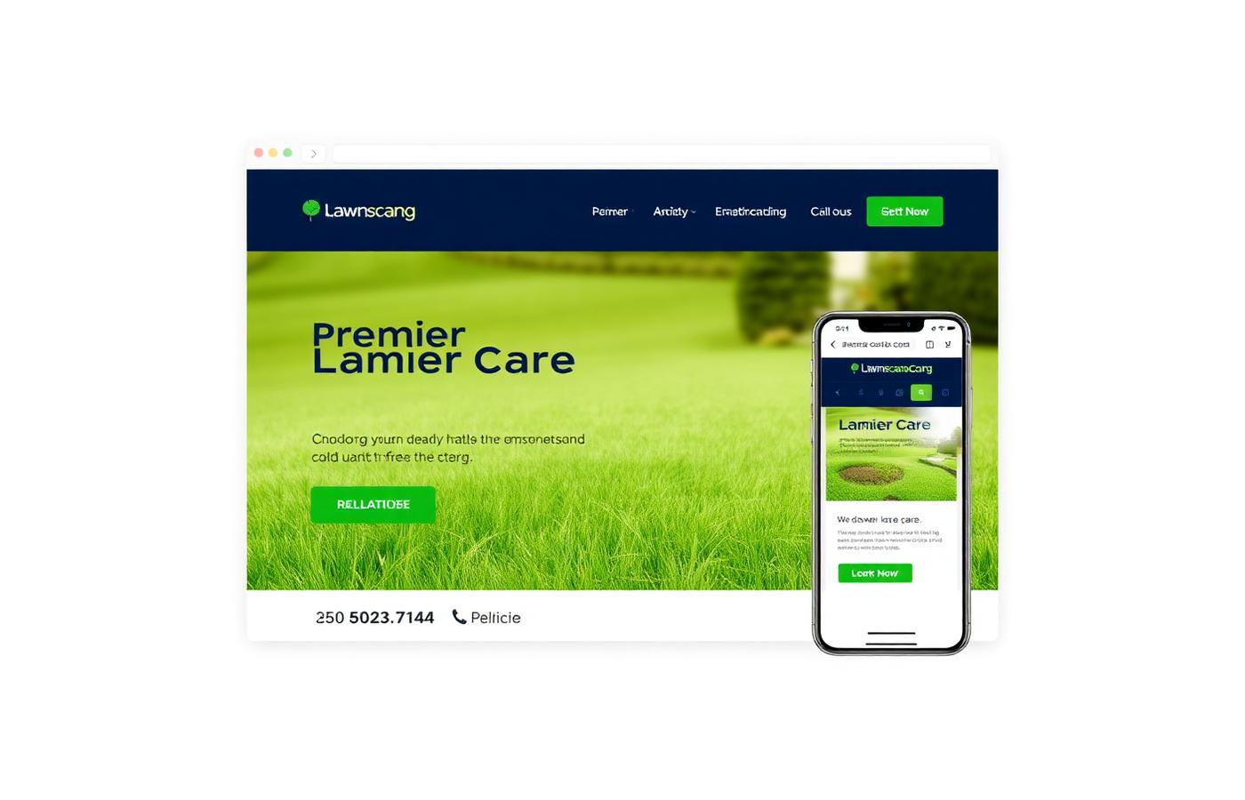 Outdoor services website example